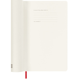 Kalender 18M WeekNote Soft Cover Pocket Red i gruppen Papir & Blok / Kalendere / 18 mdr kalendere hos Pen Store (130893)