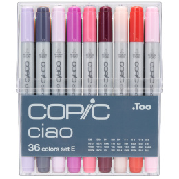 Ciao sæt 36 stk E i gruppen Penne / Kunstnerpenne / Illustrationmarkers hos Pen Store (130897)