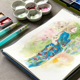 Gansai Tambi i gruppen Kunstnerartikler / Kunstnerfarver / Akvarelmaling hos Pen Store (130953_r)