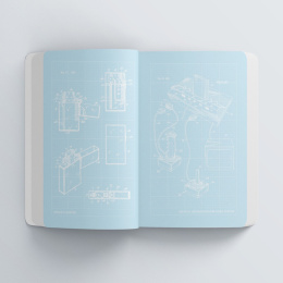 Blueprint Notebook: Technical Innovations i gruppen Papir & Blok / Skriv og noter / Notesbøger hos Pen Store (131112)