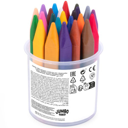 Vokskridt Jumbo Easy Grip 24-sæt (2 år+) i gruppen Kids / Børnepenne / Farvekridt til børn hos Pen Store (131118)