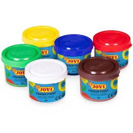 Fingermaling 6x35 ml Basisfarver (2 år+) i gruppen Kids / Farve og maling til børn / Fingermaling hos Pen Store (131125)