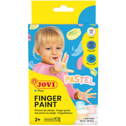 Fingermaling 6x35 ml Pastelfarver (2 år+) i gruppen Kids / Farve og maling til børn / Fingermaling hos Pen Store (131126)