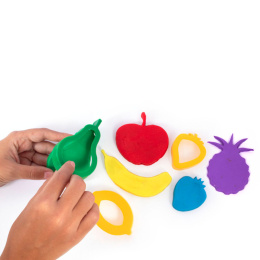 Lerforme Frugter 6-pak i gruppen Kids / Farve og maling til børn / Skab med modellervoks hos Pen Store (131129)