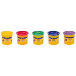 Blødt modeleringsler 5x110g Grundfarver i gruppen Kids / Farve og maling til børn / Skab med modellervoks hos Pen Store (131132)
