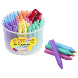 Vokskridt Jumbo Pastelfarver 60-sæt (4 år+) i gruppen Kids / Børnepenne / Farvekridt til børn hos Pen Store (131137)