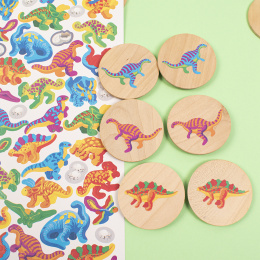 Stickers Dinosaurer 2 ark i gruppen Kids / Sjovt og lærerigt / Stickers hos Pen Store (131321)