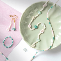 Rocailles Perlesæt Pastel i gruppen Hobby & Kreativitet / Skabe / Lav selv smykker hos Pen Store (131537)
