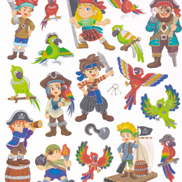 Stickers Pirater 2 Ark i gruppen Kids / Sjovt og lærerigt / Stickers hos Pen Store (131546)