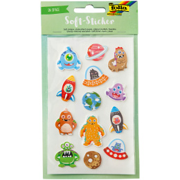 Soft Stickers Rummet 2 Ark i gruppen Kids / Sjovt og lærerigt / Stickers hos Pen Store (131560)