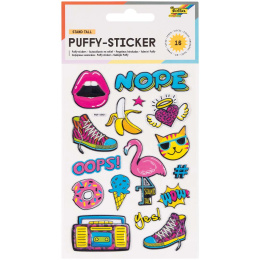 Soft 3D Stickers Yeah 1 Ark i gruppen Kids / Sjovt og lærerigt / Stickers hos Pen Store (131566)