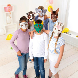 Børnemasker Dyr 6-pack i gruppen Kids / Sjovt og lærerigt / Børnefest hos Pen Store (131574)