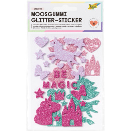 Skumstickers Enhjørning 2 Ark i gruppen Kids / Sjovt og lærerigt / Klistermærker hos Pen Store (131583)