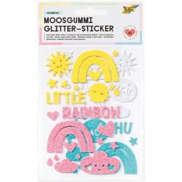 Skumstickers Regnbue 2 Ark i gruppen Kids / Sjovt og lærerigt / Stickers hos Pen Store (131584)