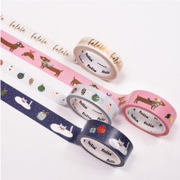 Washi-tejp Falala 4-pack i gruppen Hobby & Kreativitet / Hobbytilbehør / Washi Tape hos Pen Store (131589)