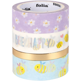 Washi-tejp Bier 4-pack i gruppen Hobby & Kreativitet / Hobbytilbehør / Washi Tape hos Pen Store (131591)