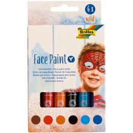 Ansigtsmaling Wild 6-pack i gruppen Kids / Farve og maling til børn / Ansigtsfarve hos Pen Store (131623)