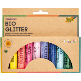 Bioglitter Mix Rainbow 10-pack i gruppen Kids / Sjovt og lærerigt / Glitter og paillette hos Pen Store (131640)