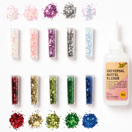 Bio Glitter Flakes 10-pack i gruppen Kids / Sjovt og lærerigt / Glitter og paillette hos Pen Store (131641)