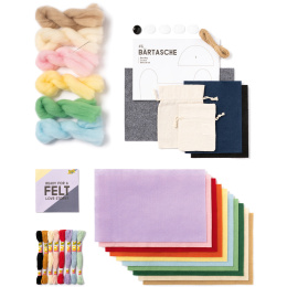 Gør-det-selv-boks Filt Rainbow Edition i gruppen Hobby & Kreativitet / Skabe / Håndværk og DIY hos Pen Store (131672)