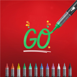 Creative Marker Brush Tip 5-pak i gruppen Penne / Kunstnerpenne / Akrylmarkers hos Pen Store (131699)