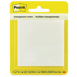 Post-it 73x73 Transparent i gruppen Papir & Blok / Skriv og noter / Post-it og notesblokke hos Pen Store (131724)