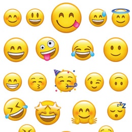Stickers Emojis 3 ark i gruppen Kids / Sjovt og lærerigt / Stickers hos Pen Store (131879)
