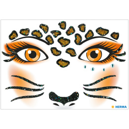 Face Art Stickers Leopard i gruppen Kids / Sjovt og lærerigt / Stickers hos Pen Store (131901)