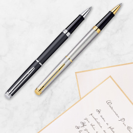 Hémisphère Steel/Gold Rollerball i gruppen Penne / Fine Writing / Gavepenne hos Pen Store (132003)