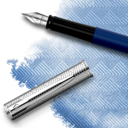 Allure Deluxe Metal & Blue Fyldepen Fine i gruppen Penne / Fine Writing / Fyldepenne hos Pen Store (132013)