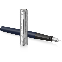 Allure Deluxe Metal & Blue Fyldepen Fine i gruppen Penne / Fine Writing / Fyldepenne hos Pen Store (132013)