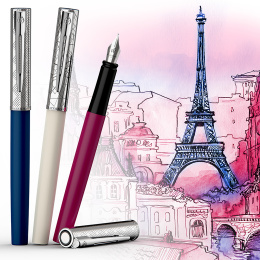 Allure Deluxe Metal & Pink Fyldepen  Fine i gruppen Penne / Fine Writing / Fyldepenne hos Pen Store (132014)