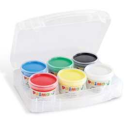 Fingerfarve Basic-sæt 6x100g i gruppen Kids / Farve og maling til børn / Fingermaling hos Pen Store (132082)