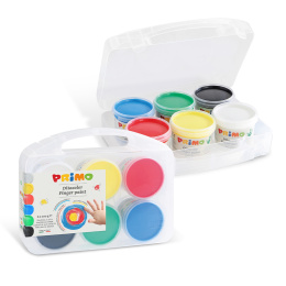 Fingerfarve Basic-sæt 6x100g i gruppen Kids / Farve og maling til børn / Fingermaling hos Pen Store (132082)