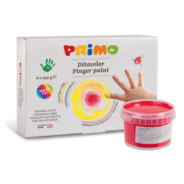 Fingerfarve Basic-sæt 6x250g i gruppen Kids / Farve og maling til børn / Fingermaling hos Pen Store (132087)