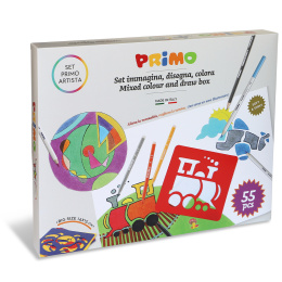 Malerbox Mixed colour & draw 55-sæt i gruppen Kids / Sjovt og lærerigt / Hobbykasse hos Pen Store (132107)