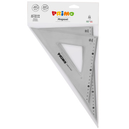 Sæt Vinkellinealer 45°/30 cm + 60°/30 cm i gruppen Hobby & Kreativitet / Hobbytilbehør / Linealer / Plastlineal hos Pen Store (132120)