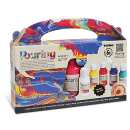 Pouring-kit Akryl 5x100ml i gruppen Hobby & Kreativitet / Farver / Hobbymaling hos Pen Store (132196)