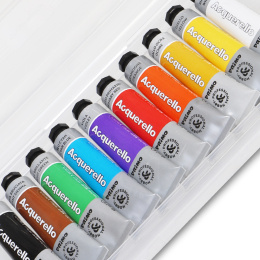 Akvarelfarve tube 18 ml 10-sæt i gruppen Kunstnerartikler / Kunstnerfarver / Akvarelmaling hos Pen Store (132211)