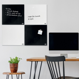 Magnetisk whiteboard Mini 36x36 cm Hvid i gruppen Hobby & Kreativitet / Organisere / Hjemmekontor hos Pen Store (132349)