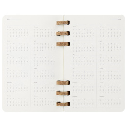 Spiral Planner 12M Soft Cover Large Black  i gruppen Papir & Blok / Kalendere / 12 mdr kalendere hos Pen Store (132587)