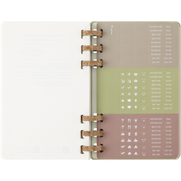 Spiral Planner 12M Soft Cover Large Black  i gruppen Papir & Blok / Kalendere / 12 mdr kalendere hos Pen Store (132587)