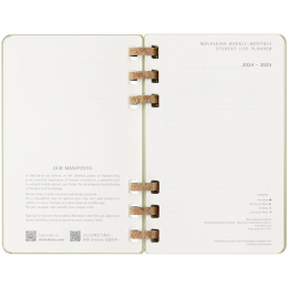 Spiral Planner 12M Hard Cover Large Kiwi Green i gruppen Papir & Blok / Kalendere / 12 mdr kalendere hos Pen Store (132588)