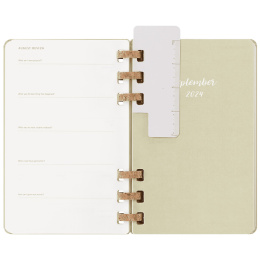 Spiral Planner 12M Hard Cover Large Kiwi Green i gruppen Papir & Blok / Kalendere / 12 mdr kalendere hos Pen Store (132588)