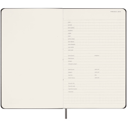 Kalender Udateret WeekNote Large Black  i gruppen Papir & Blok / Kalendere / 12 mdr kalendere hos Pen Store (132589)