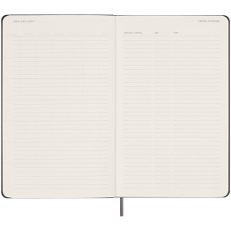 Kalender Udateret WeekNote Large Black  i gruppen Papir & Blok / Kalendere / 12 mdr kalendere hos Pen Store (132589)