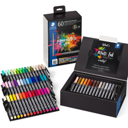 Pigment Arts Brush Pen 60-sæt i gruppen Penne / Kunstnerpenne / Penselpenne hos Pen Store (132591)