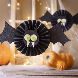 Mini DIY-sæt Papirdekoration Flagermus (5 år+) i gruppen Hobby & Kreativitet / Højtider og sæsoner / Halloween hos Pen Store (132626)