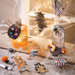 DIY-sæt med Halloween-insekter (5 år+) i gruppen Hobby & Kreativitet / Højtider og sæsoner / Halloween hos Pen Store (132628)