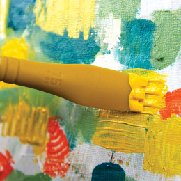 Catalyst Malerværktøj silicone langt skaft No 4 30 mm Yellow i gruppen Kunstnerartikler / Studie / Malerkniver hos Pen Store (132797)
